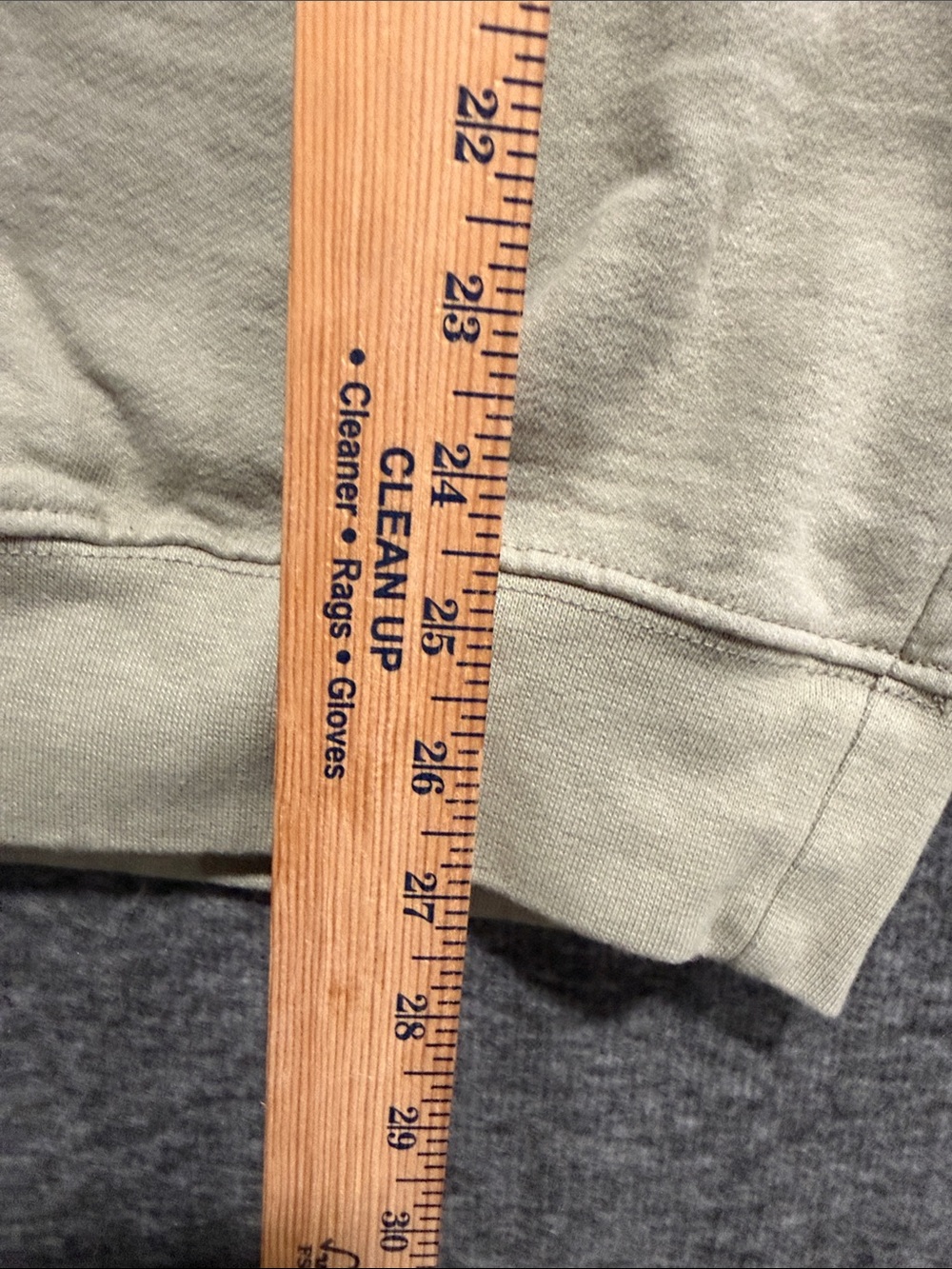 The Seaside Style Olive Green Crewneck Sweatshirt Size Medium - Picture 7 of 7